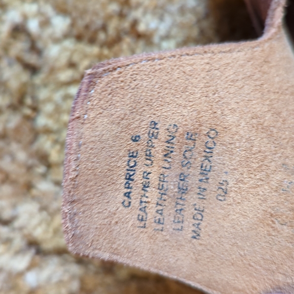 Freebird by Steven 'Caprice' brown leather mule sandals Size 6 - Picture 10 of 10